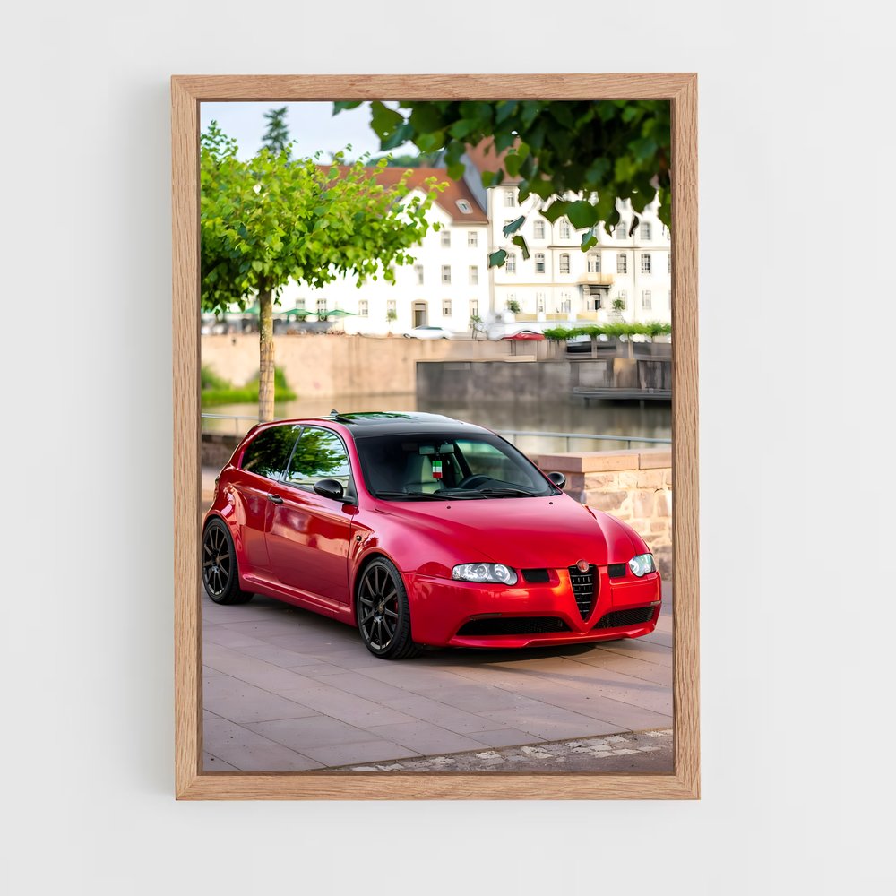 Poster Alfa Racer – affiche Alfa Romeo (vue 4)